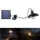 Solar Panel LED Retro Hanging Pendant Light Chandelier Garden Road Lamp for Outdoor Yard Garden Driveway Pathway