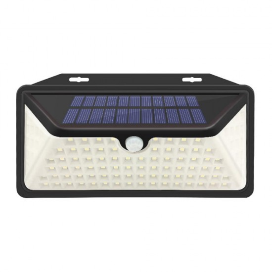 Solar Power 102 LED Light-controlled PIR Motion Sensor Light Outdoor Wide Angle Waterproof Wall Lamp