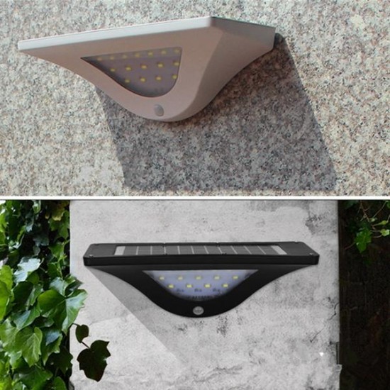 Solar Power 16 LED Wall Light PIR Motion Sensor Outdoor Waterproof Garden Security Lamp