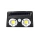 Solar Power 2 COB LED PIR Motion Sensor Wall Light for Outdoor Garden Pathway Fence Lamp