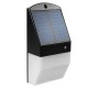 Solar Power 25 LED PIR Motion Sensor Wall Light Waterproof Outdoor Yard Garden Landscape Lamp