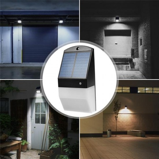 Solar Power 25 LED PIR Motion Sensor Wall Light Waterproof Outdoor Yard Garden Landscape Lamp