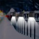 Solar Power 3 LED Dusk-to-Dawn Light Sensor Waterproof Wall Light Outdoor Garden Lamp