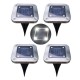 Solar Power 4 LED Buried Light Ground Lamp Cool/Warm White Outdoor Path Garden Decking Underground Lamp Solar Power 4 LED Buried Light Ground Lamp Cool/Warm White Outdoor Path Garden Decking Underground Lamp