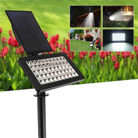 Solar Power 50 LED Light Control Lamp Outdoor Waterproof for Outdoor Garden Landscape Lawn Yard