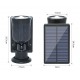 Solar Power 8 LED PIR Motion Sensor Spot Light Outdoor Waterproof Garden Lawn Wall Lamp