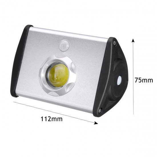 Solar Power COB Motion Sensor Garden Security Lamp Outdoor Waterproof Light