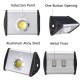 Solar Power COB Motion Sensor Garden Security Lamp Outdoor Waterproof Light