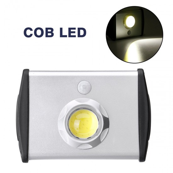 Solar Power COB Motion Sensor Garden Security Lamp Outdoor Waterproof Light