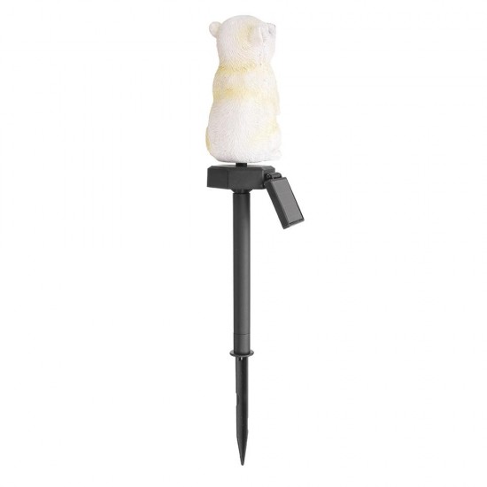 Solar Power Polar Bear Lawn Dector Garden Stake Landscape Lamp Outdoor Light Solar Power Polar Bear Lawn Dector Garden Stake Landscape Lamp Outdoor Light