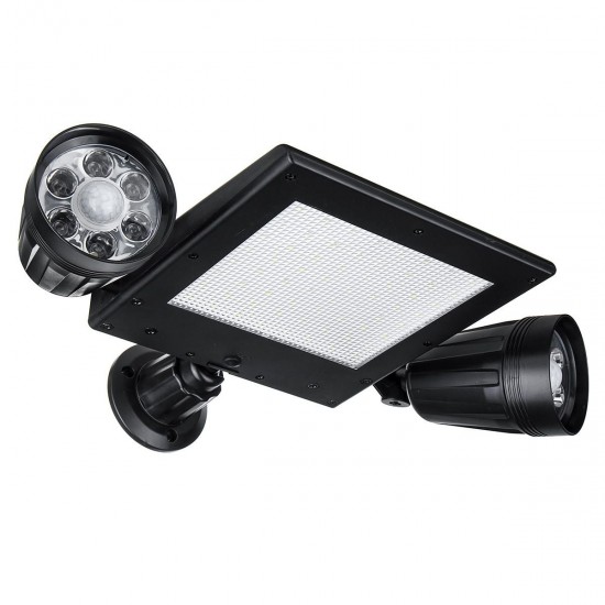 Solar Powered 64 LED PIR Motion Wall Light Home Security Lamp Garden Outdoor Solar Powered 64 LED PIR Motion Wall Light Home Security Lamp Garden Outdoor