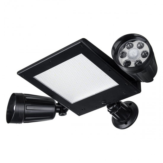 Solar Powered 64 LED PIR Motion Wall Light Home Security Lamp Garden Outdoor Solar Powered 64 LED PIR Motion Wall Light Home Security Lamp Garden Outdoor