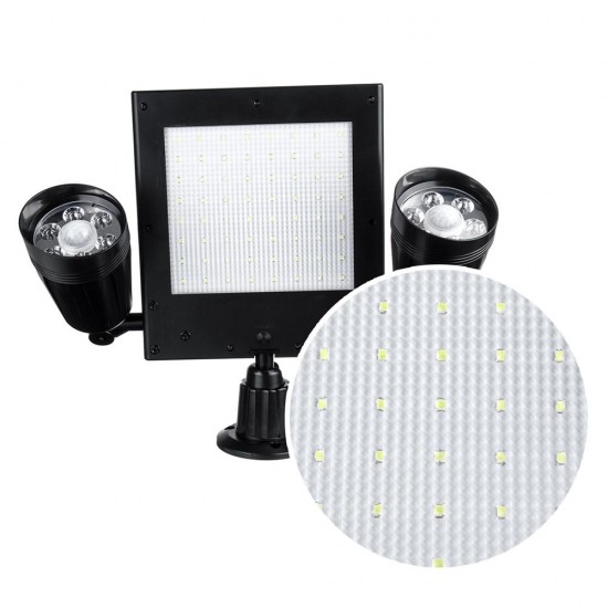 Solar Powered 64 LED PIR Motion Wall Light Home Security Lamp Garden Outdoor Solar Powered 64 LED PIR Motion Wall Light Home Security Lamp Garden Outdoor