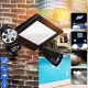 Solar Powered 64 LED PIR Motion Wall Light Home Security Lamp Garden Outdoor