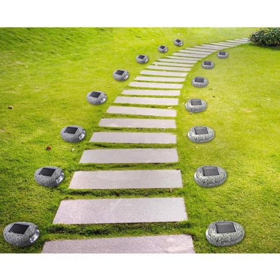 Solar Powered LED Stone Ground Path Light Outdoor Waterproof Garden Landscape Lawn Yard Driveway Lamp Solar Powered LED Stone Ground Path Light Outdoor Waterproof Garden Landscape Lawn Yard Driveway Lamp