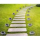 Solar Powered LED Stone Ground Path Light Outdoor Waterproof Garden Landscape Lawn Yard Driveway Lamp