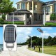 Solar Powered PIR Motion Sensor 30LED Street Light Waterproof Outdoor Wall Lamp with Remote