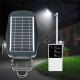 Solar Powered PIR Motion Sensor 30LED Street Light Waterproof Outdoor Wall Lamp with Remote