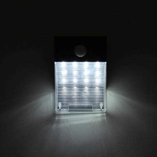 Solar Powered 12 LED PIR Motion Sensor Wall Light Outdoor Garden Lamp