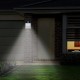 Solar Powered 12 LED PIR Motion Sensor Wall Light Outdoor Garden Lamp