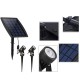 Solar Powered 2 in 1 LED Light Waterproof Light-controlled Sensor Spotlights Outdoor Garden Lawn Yard Porch Walkway Lamps