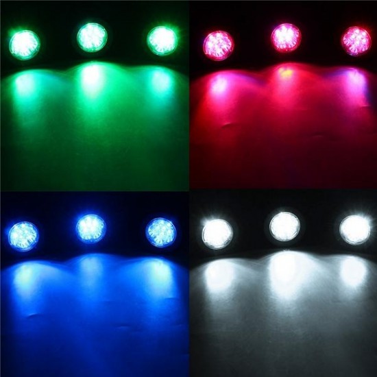 Solar Powered 3 Underwater Spotlights Waterproof IP68 LED Outdoor Garden Pool Pond Landscape Lights Solar Powered 3 Underwater Spotlights Waterproof IP68 LED Outdoor Garden Pool Pond Landscape Lights