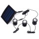 Solar Powered 3 Underwater Spotlights Waterproof IP68 LED Outdoor Garden Pool Pond Landscape Lights