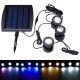Solar Powered 3 Underwater Spotlights Waterproof IP68 LED Outdoor Garden Pool Pond Landscape Lights Solar Powered 3 Underwater Spotlights Waterproof IP68 LED Outdoor Garden Pool Pond Landscape Lights