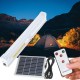 Solar Powered 30 LED Light Bar Home Room Camping Outdoor Garden Hanging Lamp With Remote Control