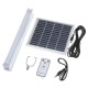 Solar Powered 30 LED Light Bar Home Room Camping Outdoor Garden Hanging Lamp With Remote Control
