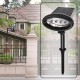 Solar Powered 4 LED Lawn Light Outdoor Waterproof Wall Lamp Hallway Porch Fixture