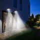 Solar Powered 40/60 LED Light Road Street Wall Lamp Outdoor Path Waterproof Garden