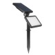 Solar Powered 48 LED Light Outdoor Path Wall Landscape Home Garden Fence Lamp