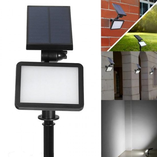 Solar Powered 48 LED Light Outdoor Path Wall Landscape Home Garden Fence Lamp