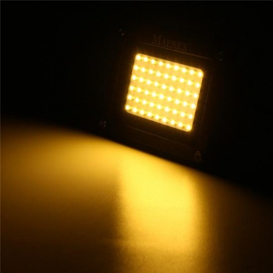 Solar Powered 54 LED Sensor Warm White Flood Light Outdoor Waterproof IP65 Garden Security Lamp