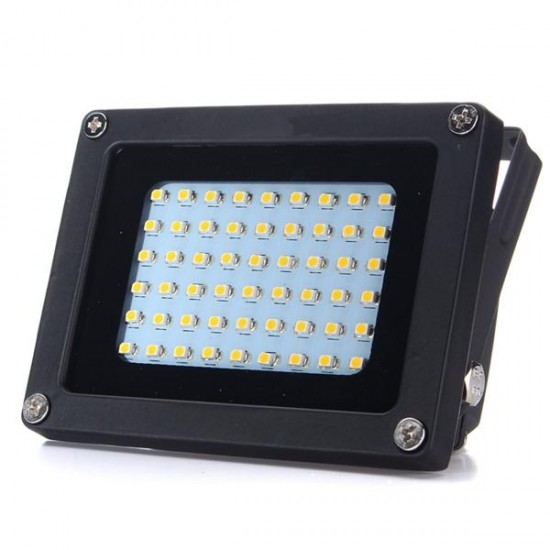 Solar Powered 54 LED Sensor Warm White Flood Light Outdoor Waterproof IP65 Garden Security Lamp