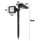 Solar Powered 5W 6 LED Lawn Lamp Colorful Spotlight Waterproof Outdoor Security Path Split Garden Light Solar Powered 5W 6 LED Lawn Lamp Colorful Spotlight Waterproof Outdoor Security Path Split Garden Light