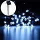 Solar Powered 72LED Patio Umbrella String Light Two Modes Waterproof Outdoor Festive Fairy Lamp