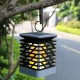 Solar Powered 75 LED Flame Effect Hanging Lantern Light Outdoor Waterproof Garden Lawn Tree Decor