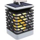 Solar Powered 75 LED Flame Effect Hanging Lantern Light Outdoor Waterproof Garden Lawn Tree Decor