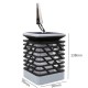 Solar Powered 75 LED Flame Lawn Lamp Waterproof Outdoor Garden Landscape Yard Decor