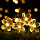 Solar Powered 7M LED Sakura Flower String Light Long Bright + Single Mode/7 Modes Outdoor Garden Blossom Lamp Solar Powered 7M LED Sakura Flower String Light Long Bright + Single Mode/7 Modes Outdoor Garden Blossom Lamp