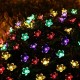 Solar Powered 7M LED Sakura Flower String Light Long Bright + Single Mode/7 Modes Outdoor Garden Blossom Lamp Solar Powered 7M LED Sakura Flower String Light Long Bright + Single Mode/7 Modes Outdoor Garden Blossom Lamp