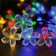 Solar Powered 7M LED Sakura Flower String Light Long Bright + Single Mode/7 Modes Outdoor Garden Blossom Lamp Solar Powered 7M LED Sakura Flower String Light Long Bright + Single Mode/7 Modes Outdoor Garden Blossom Lamp