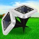 Solar Powered 8 LED Buried Lamp Underground Light Waterproof Outdoor Pathway Garden Yard Lawn