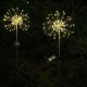 Solar Powered 8 Modes 120 LED Firework Starburst String Light Outdoor Waterproof Lawnscape Lamp DC3V