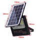 Solar Powered 95LED Street Light Outdoor Flood Lamp Garden Spotlight With Remote Control