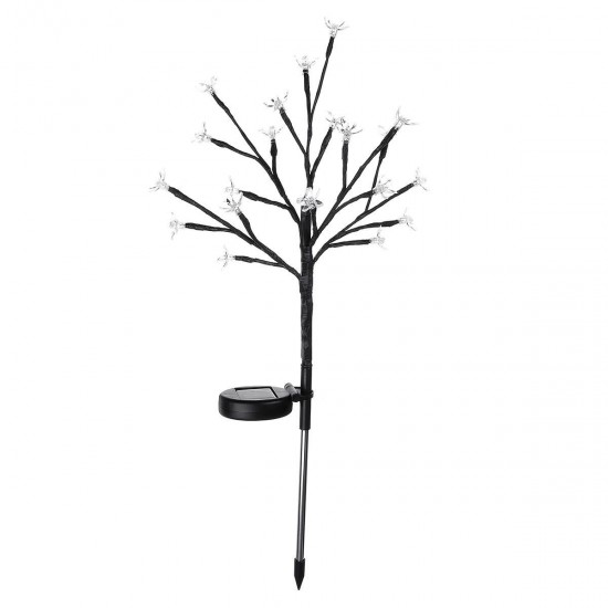 Solar Powered Cherry Blossom Tree Branch Outdoor Waterproof LED String Holiday Light for Patio Decor Solar Powered Cherry Blossom Tree Branch Outdoor Waterproof LED String Holiday Light for Patio Decor