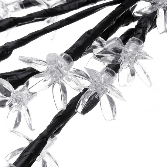 Solar Powered Cherry Blossom Tree Branch Outdoor Waterproof LED String Holiday Light for Patio Decor Solar Powered Cherry Blossom Tree Branch Outdoor Waterproof LED String Holiday Light for Patio Decor