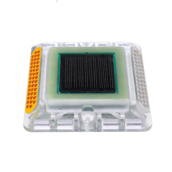 Solar Powered LED Outdoor Garden Ground Road Stud Light Traffic Path Deck Dock Step Warning Lamp